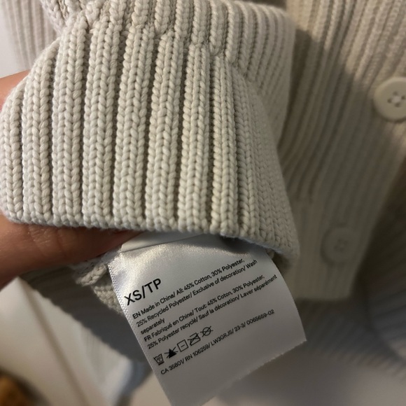 Lululemon Cotton-Blend Crewneck Cardigan - Picture 7 of 8